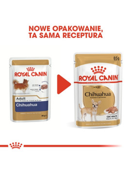 Royal Canin Chihuahua Adult karma mokra – pasztet, dla psów dorosłych rasy chihuahua saszetka 85g