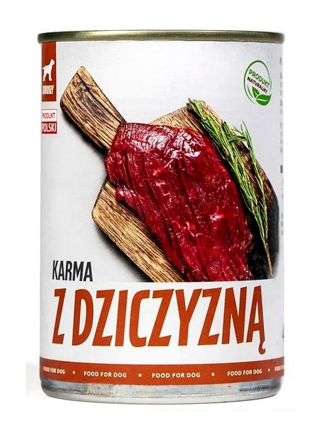 TUF TUF Mielonka z dziczyzną puszka 400g