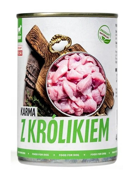 TUF TUF Mielonka z królikiem puszka 400g