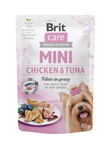 Brit Care Dog Mini Chicken & Tuna saszetka 85g