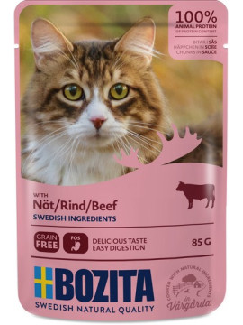 Bozita Cat Wołowina w sosie saszetka 85g