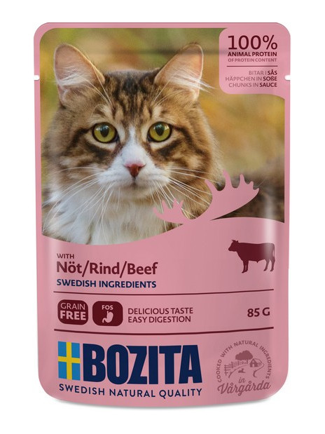 Bozita Cat Wołowina w sosie saszetka 85g