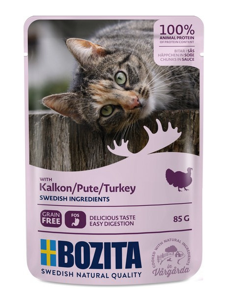 Bozita Cat Indyk w sosie saszetka 85g