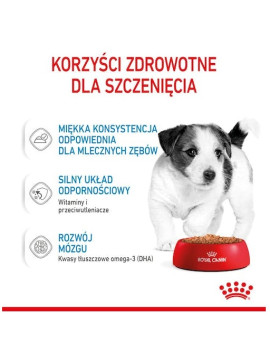 Royal Canin Mini Puppy karma mokra w sosie dla szczeniąt, od 2 do 10 miesiąca życia, ras małych saszetka 85g