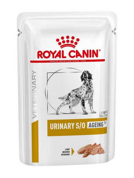 Royal Canin Veterinary Diet Canine Urinary S/O Ageing +7 saszetka 85g