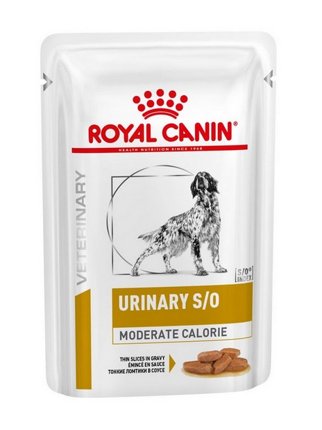 Royal Canin Veterinary Diet Canine Urinary S/O Moderate Calorie saszetka 100g