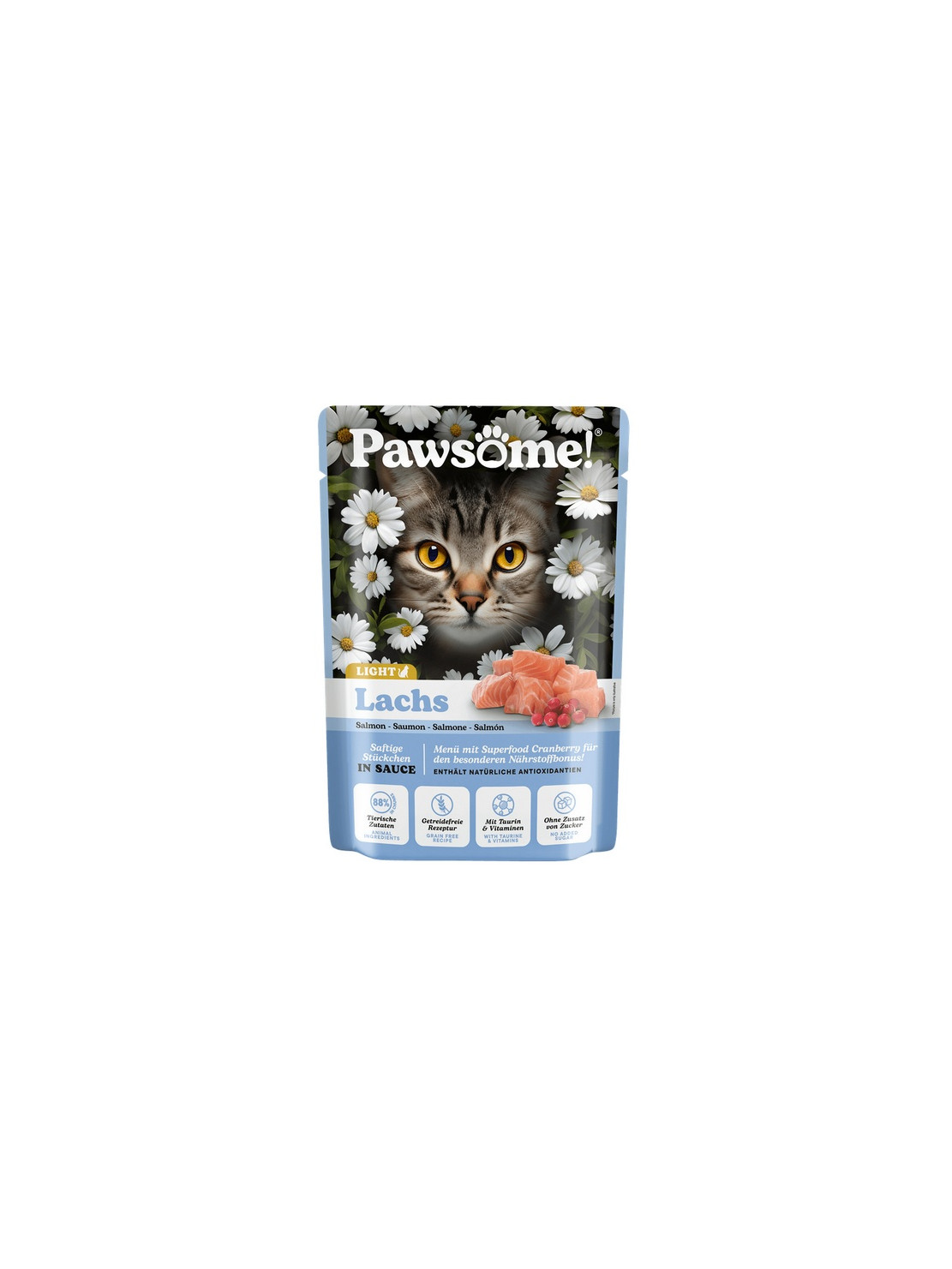 Pawsome Adult Light Lachs - łosoś saszetka 85g