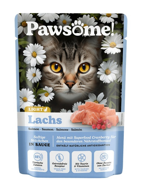 Pawsome Adult Light Lachs - łosoś saszetka 85g