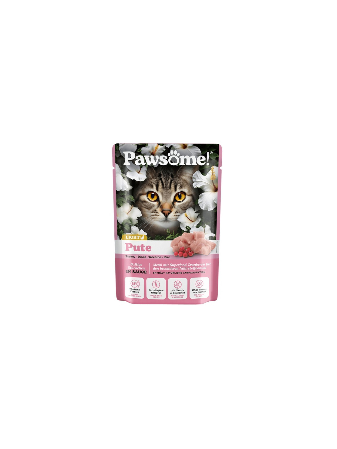 Pawsome Adult Light Pute - indyk saszetka 85g