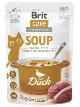 Brit Care Cat Soup Duck saszetka 75g