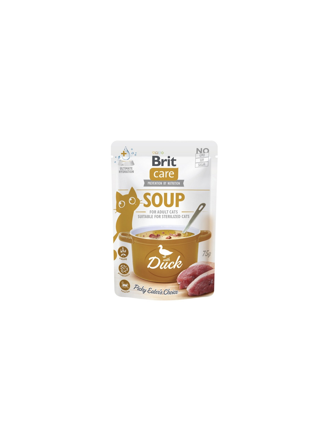 Brit Care Cat Soup Duck saszetka 75g