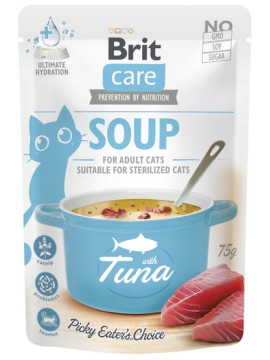 Brit Care Cat Soup Tuna saszetka 75g