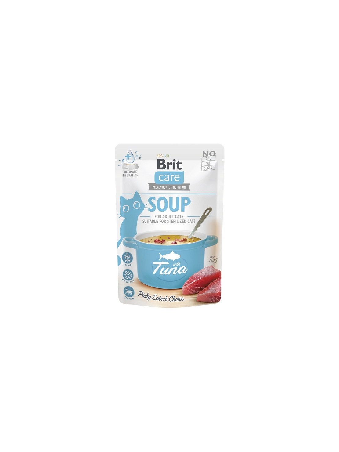 Brit Care Cat Soup Tuna saszetka 75g