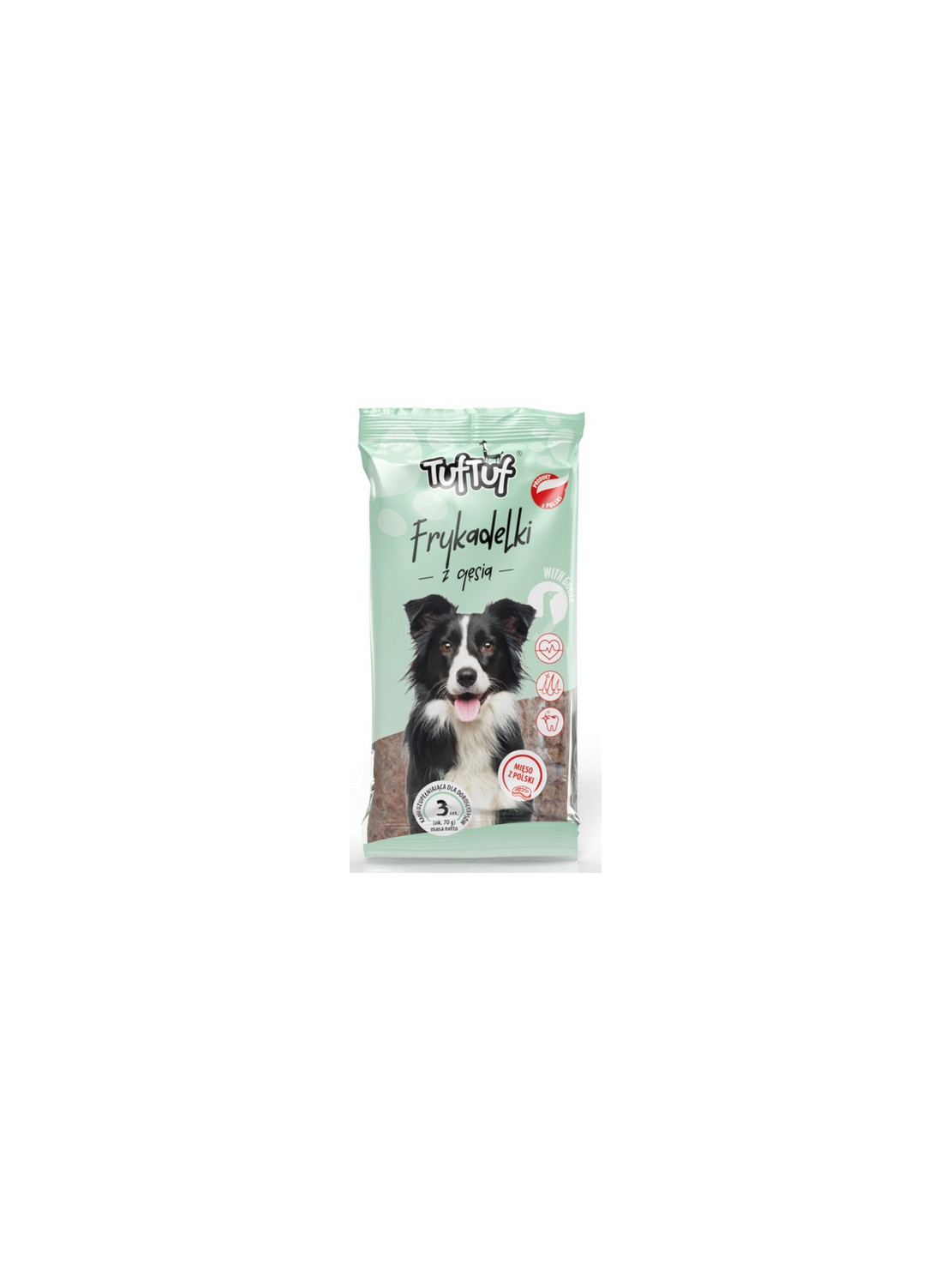 TUF TUF Frykadelki z gesią dla psa 3szt