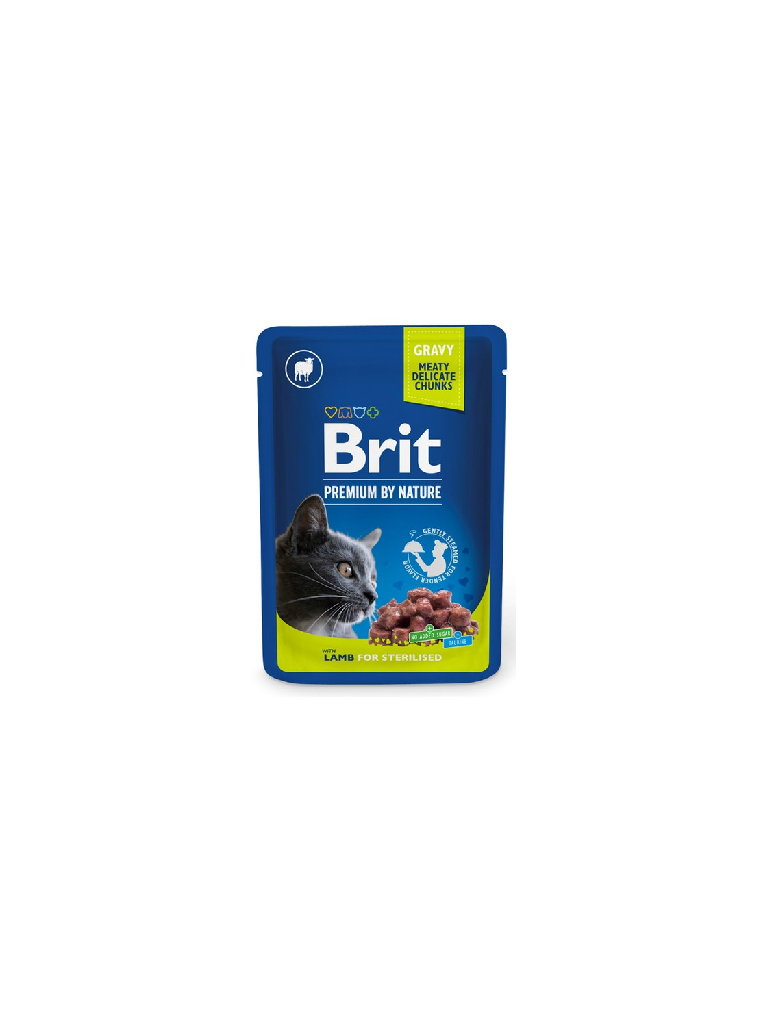 Brit Premium By Nature Cat Sterilised Lamb sos saszetka 100g