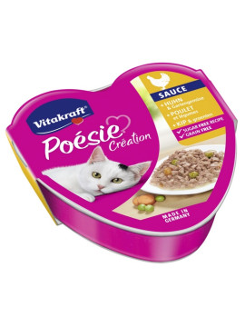Vitakraft Poesie sos kurczak z warzywami tacka 85g