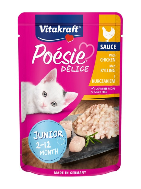 Vitakraft Poesie Deli Sauce Junior kurczak saszetka 85g
