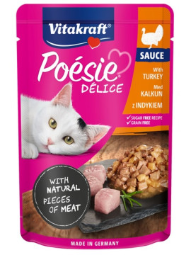 Vitakraft Poesie Deli Sauce indyk saszetka 85g