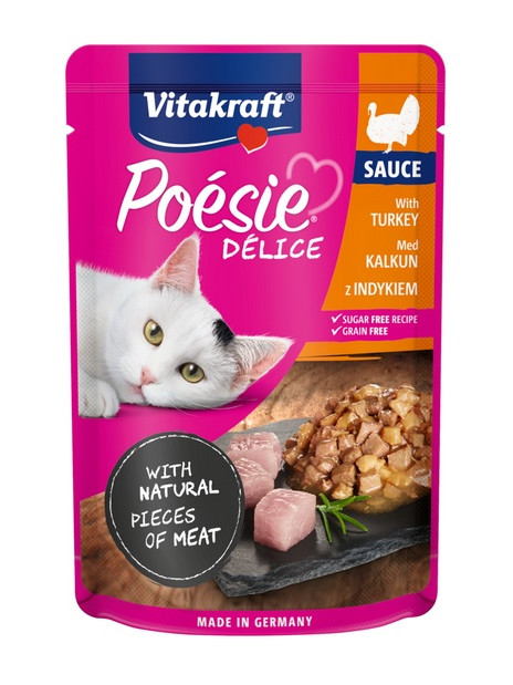 Vitakraft Poesie Deli Sauce indyk saszetka 85g
