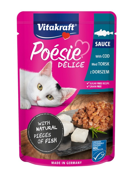 Vitakraft Poesie Deli Sauce dorsz saszetka 85g