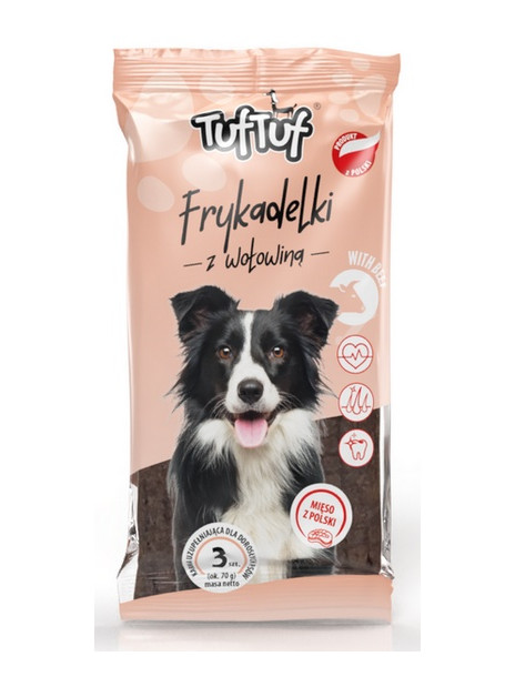 TUF TUF Frykadelki wołowe dla psa 3szt