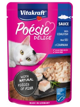 Vitakraft Poesie Deli Sauce czarniak saszetka 85g
