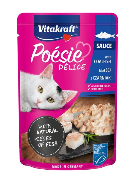 Vitakraft Poesie Deli Sauce czarniak saszetka 85g