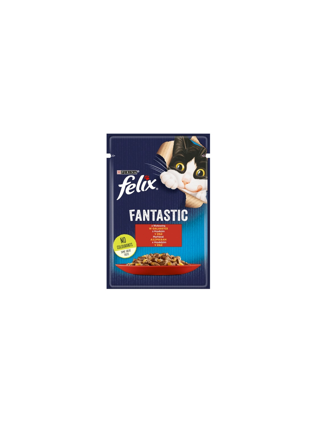 Felix Fantastic Wołowina w galaretce saszetka 85g