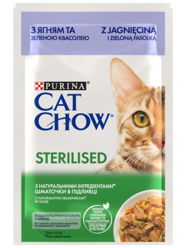 Purina Cat Chow Sterilised Jagnięcina saszetka 85g