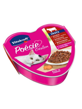 Vitakraft Poesie sos wołowina z marchewką tacka 85g