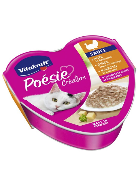 Vitakraft Poesie sos indyk z serem tacka 85g