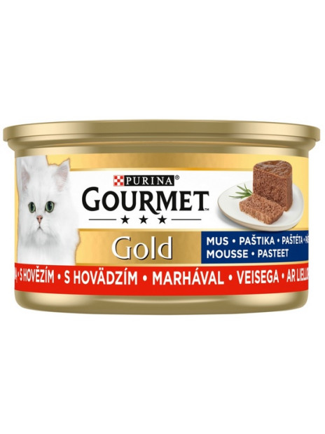 Gourmet Gold Mus z Wołowiną 85g