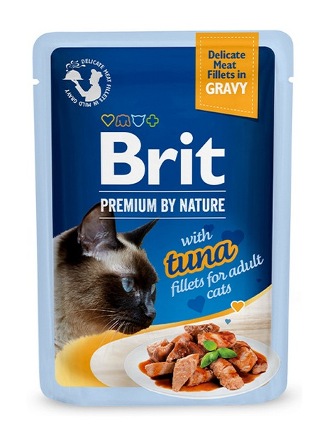 Brit Premium Cat Fillets with Tuna sos saszetka 85g