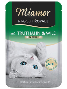 Miamor Ragout Royale z Indykiem i Dziczyzną w sosie saszetka 100g