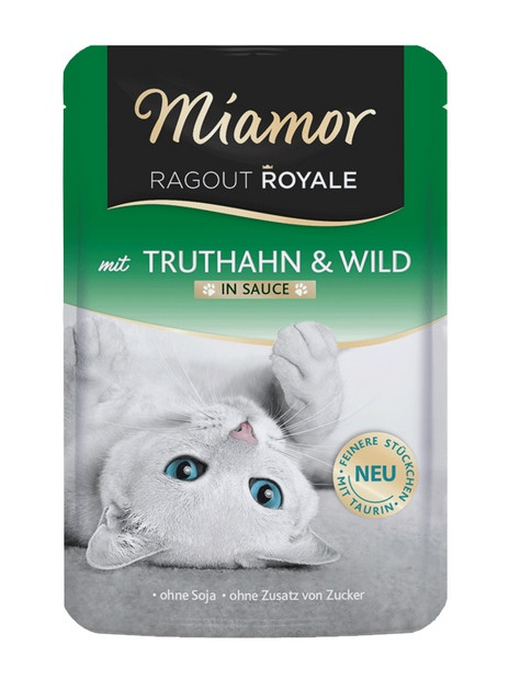 Miamor Ragout Royale z Indykiem i Dziczyzną w sosie saszetka 100g