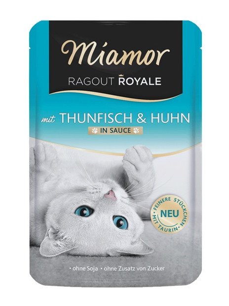 Miamor Ragout Royale z Tuńczykiem i Kurczakiem w sosie saszetka 100g
