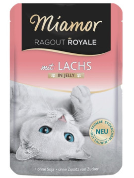 Miamor Ragout Royale z Łososiem w galaretce saszetka 100g