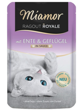 Miamor Ragout Royale z Kaczką i Drobiem w sosie saszetka 100g