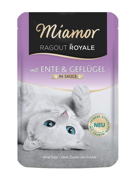Miamor Ragout Royale z Kaczką i Drobiem w sosie saszetka 100g