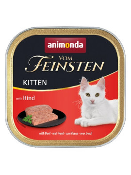 Animonda vom Feinsten Cat Kitten z Wołowiną tacka 100g