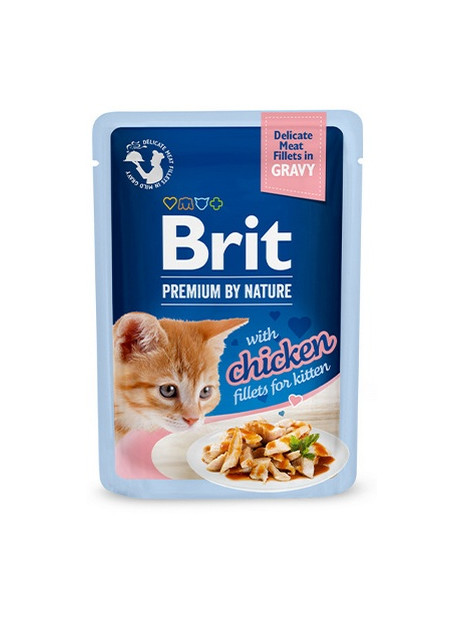 Brit Premium Cat Kitten Fillets with Chicken saszetka 85g