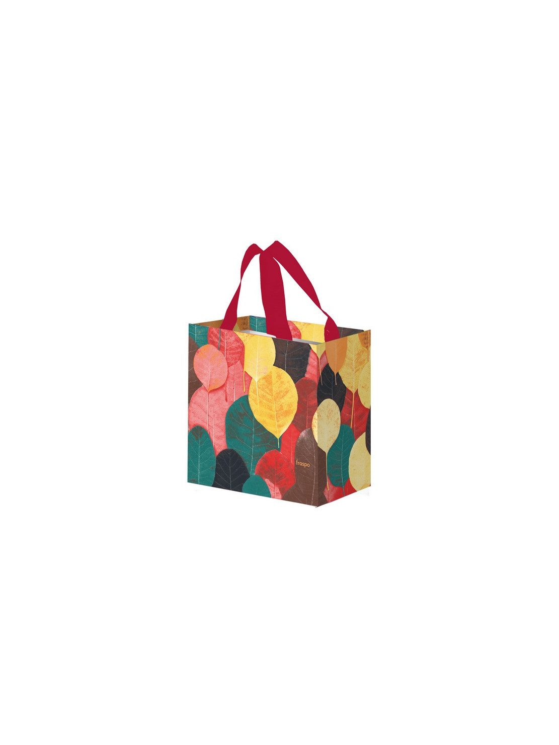 Torba Mini Kolorowe Listki 10L bordowe