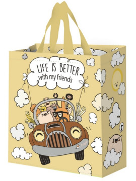 Torba Wesoły Samochodzik 14L kremowy