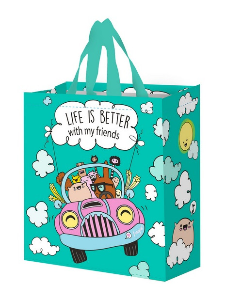 Torba Wesoły Samochodzik 14L turkusowy