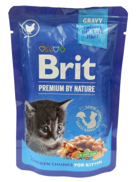 Brit Premium Cat Kitten Kurczak saszetka 100g