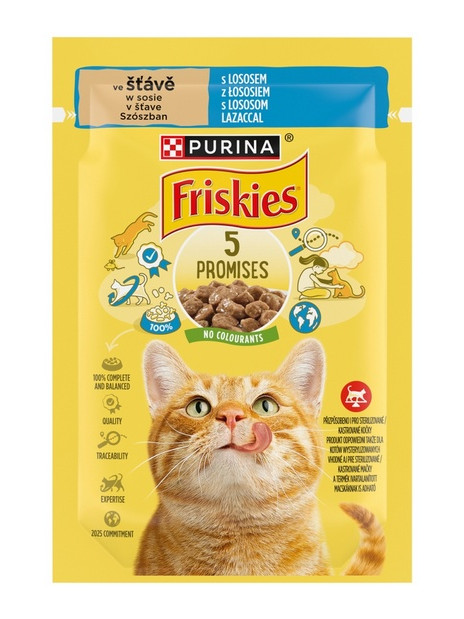Friskies Łosoś saszetka 85g