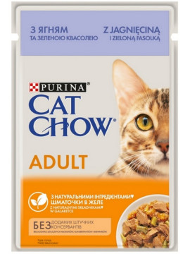 Purina Cat Chow Jagnięcina i zielona fasolka saszetka 85g