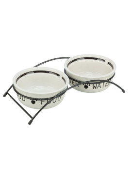 Trixie Miski ceramiczne 1,6L na stojaku [24642]