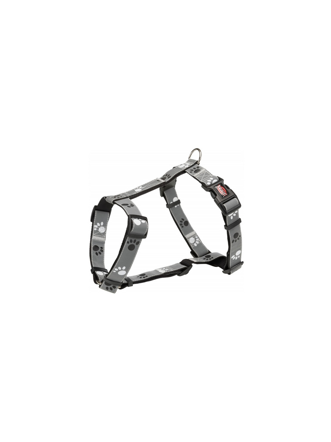 Trixie Szelki Silver Reflect odblaskowe M-L 52-75cm/25mm [12233]