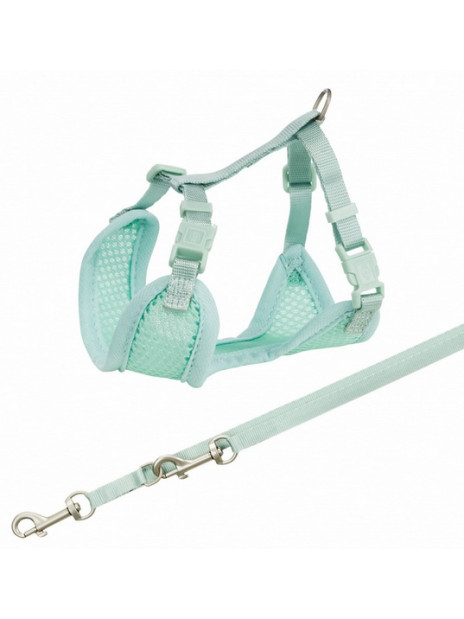 Trixie Szelki ze smyczą Junior 26-34cm miętowe [15565]